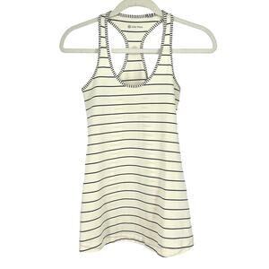 Lululemon Cool Racerback Tank in Slalom Stripe Angel Wing Size XS